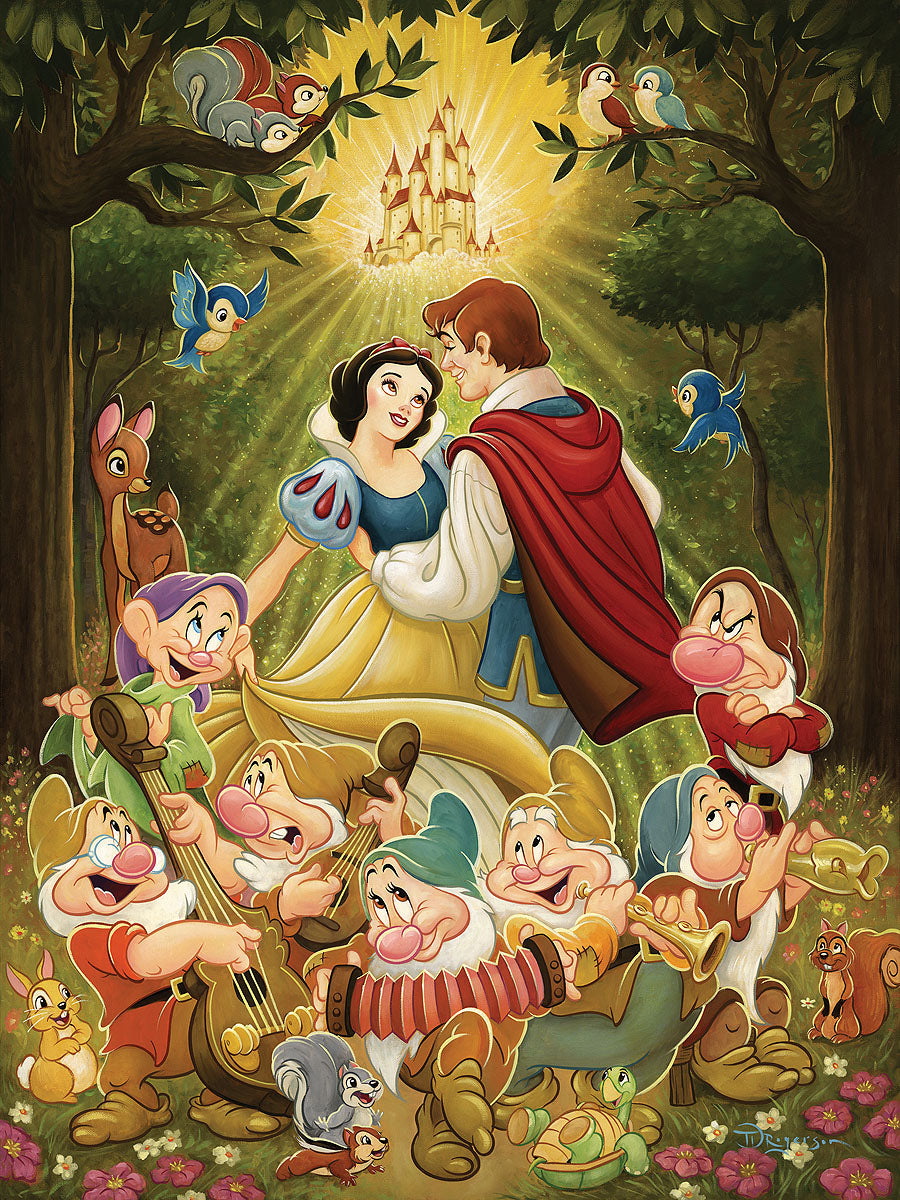 Happily Ever After - Disney Treasure On Canvas